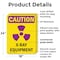 Signmission Radiation & Laser Sign, 24 in H x 18 in W, Plastic, Rectangle OS-2PACK-CR-P-1824-V-10282 - alternate 5